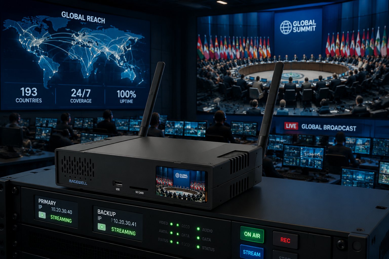 MiseOpoint — Commonwealth Heads of Government Meeting — Magewell case study