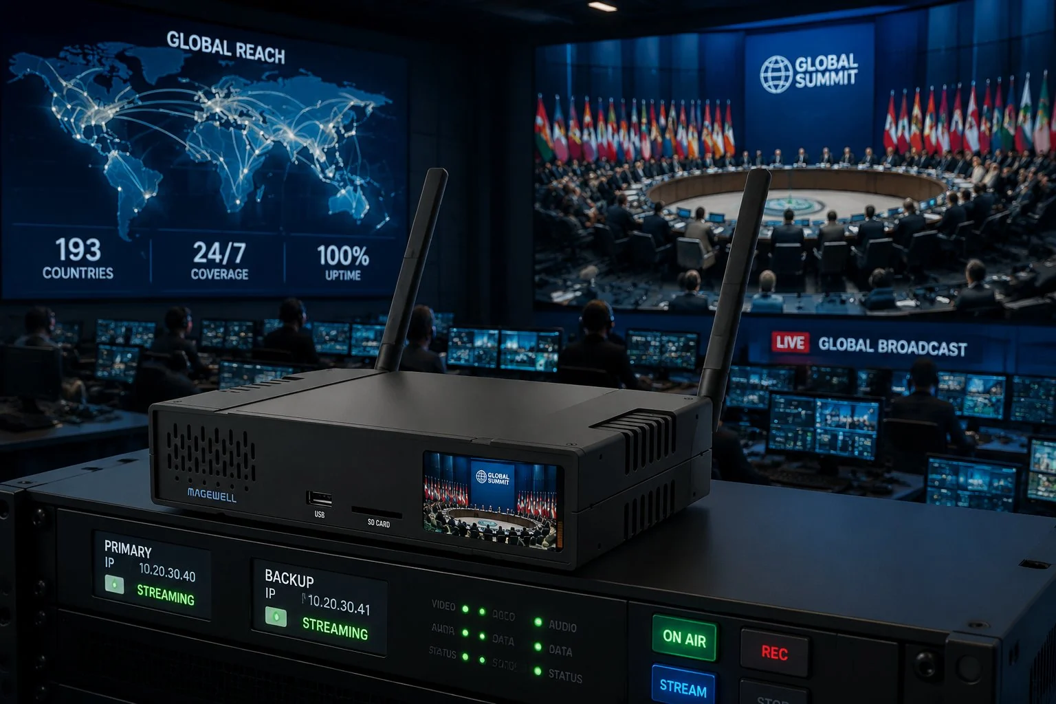 MiseOpoint Delivers Commonwealth Heads of Government Meeting Broadcast with Magewell