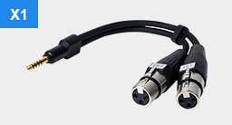 4.4 mm to Dual XLR Female Cable