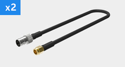 SMA to BNC Cable (33 cm) ×2