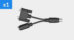 Mini-DIN 8 Breakout Cable