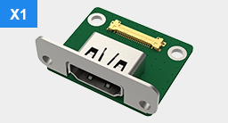 LVDS 0.5PH 20-Pin to HDMI adapter