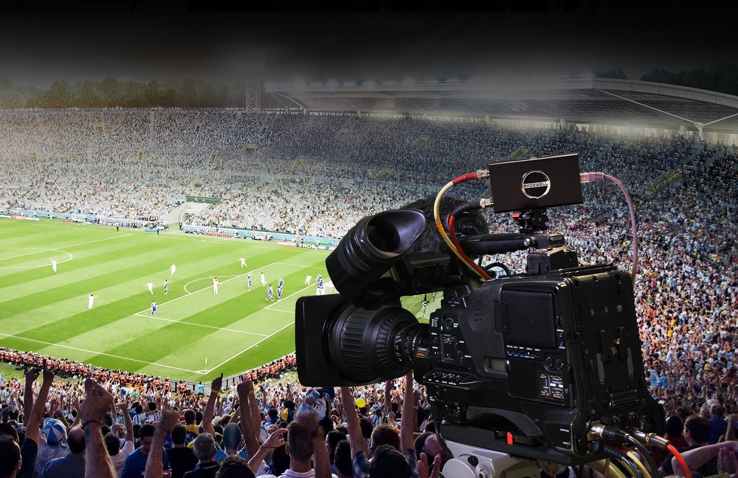 Professional broadcast production — Magewell hardware in action at live sports