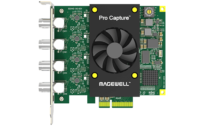 Magewell Pro Capture Quad SDI — angle 3