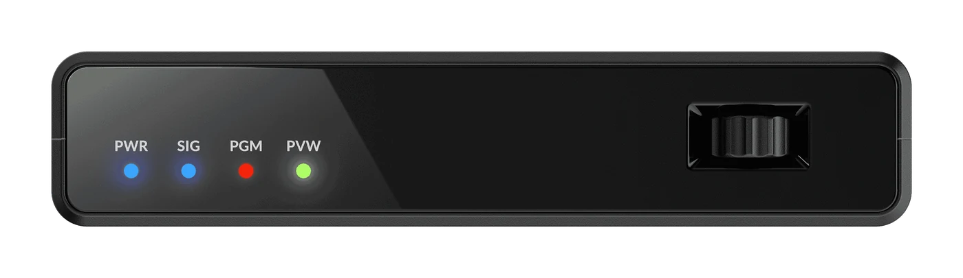 Magewell Pro Convert IP to HDMI 4K — front panel: PWR, SIG, PGM, PVW indicators