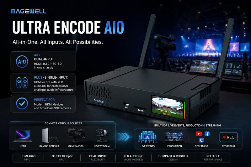 Ultra Encode AIO — standalone multi-input encoder