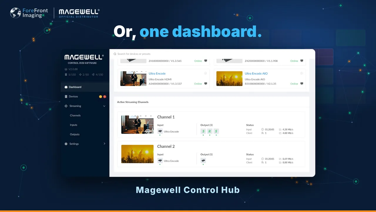 Magewell Control Hub video