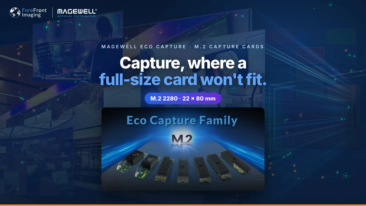 Magewell Eco Capture M.2 cards video