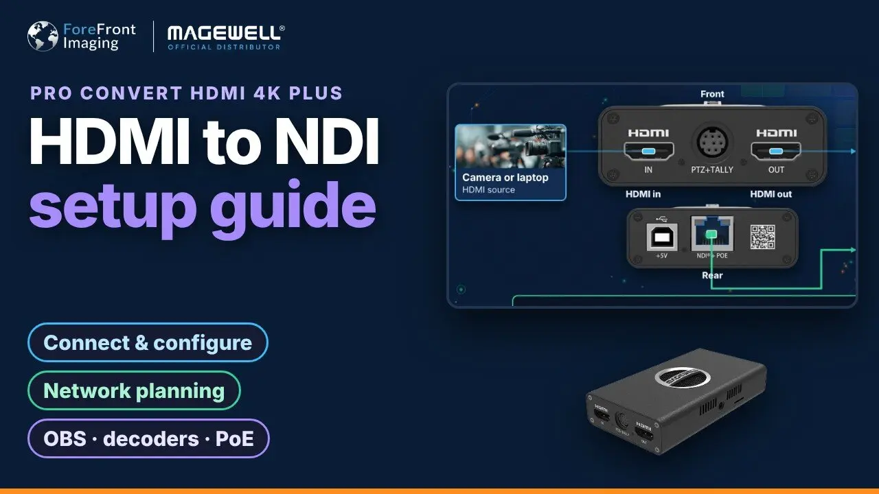 Pro Convert HDMI 4K Plus setup guide video