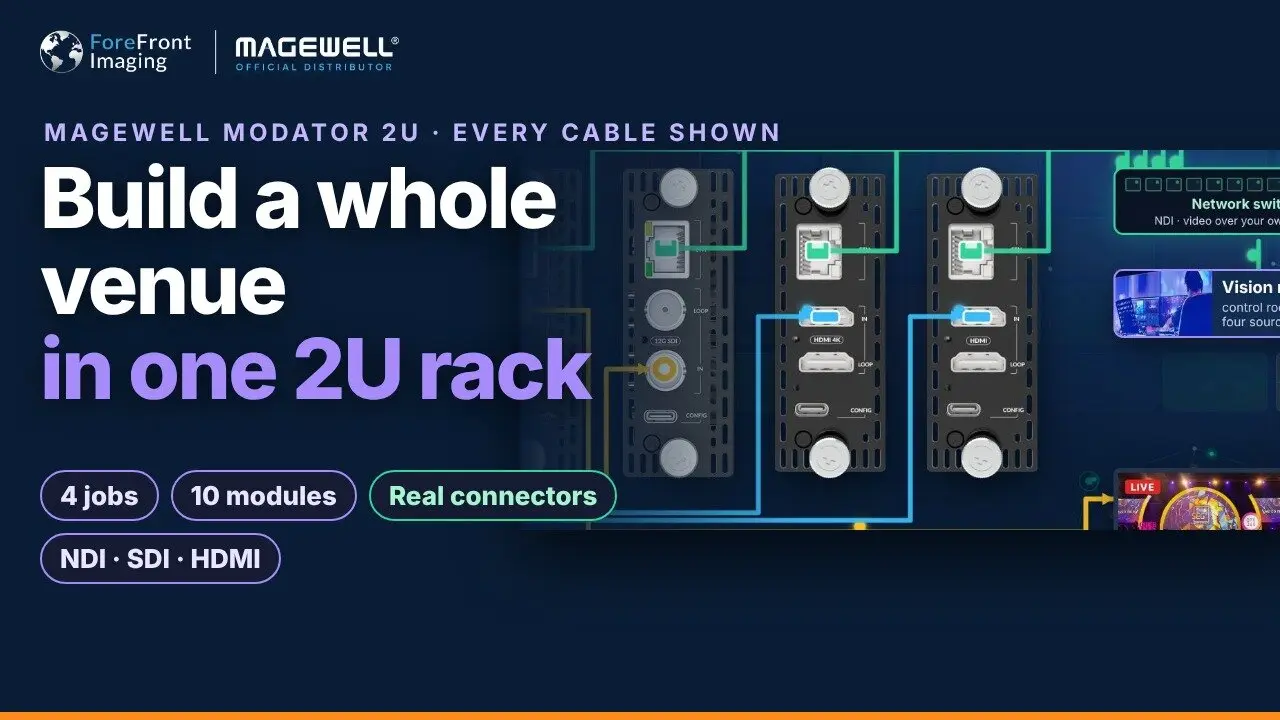 Magewell Modator 2U: Build a Complete Venue System, Job by Job video