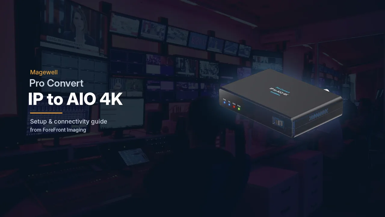 Pro Convert IP to AIO 4K: setup & connectivity guide video