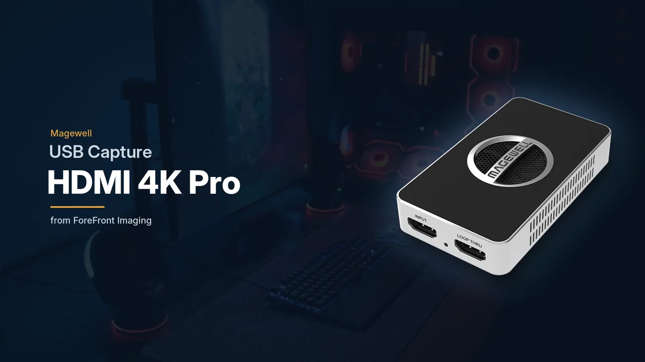 Magewell USB Capture HDMI 4K Pro video