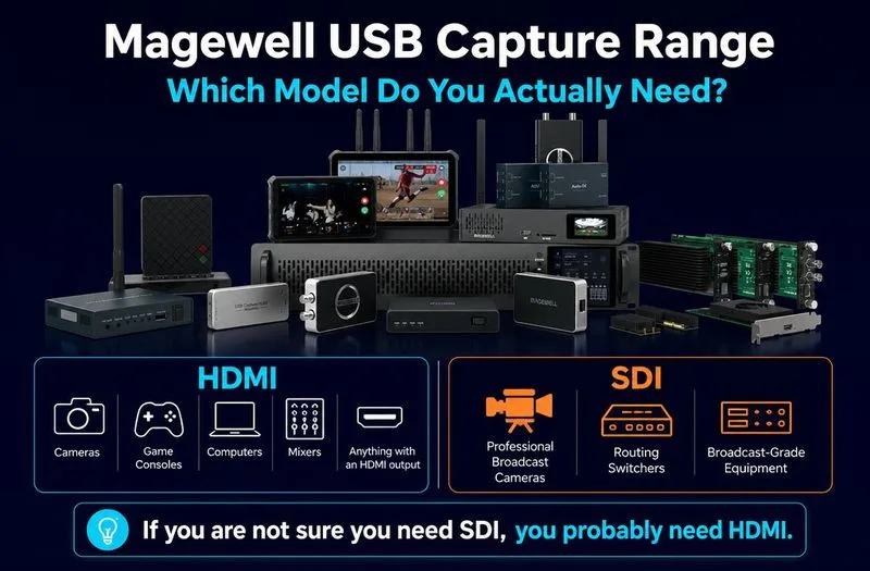Magewell USB Capture Range: Which Model Do You Actually Need?
